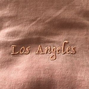San Francisco peach Los Angeles hoodie size small super soft EUC